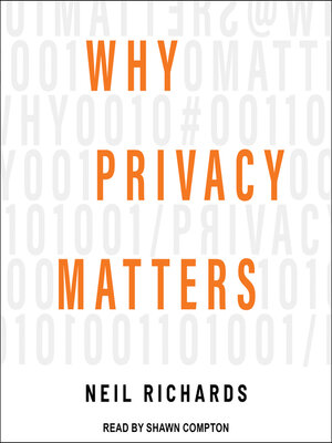 Why Privacy Matters - Audiobook